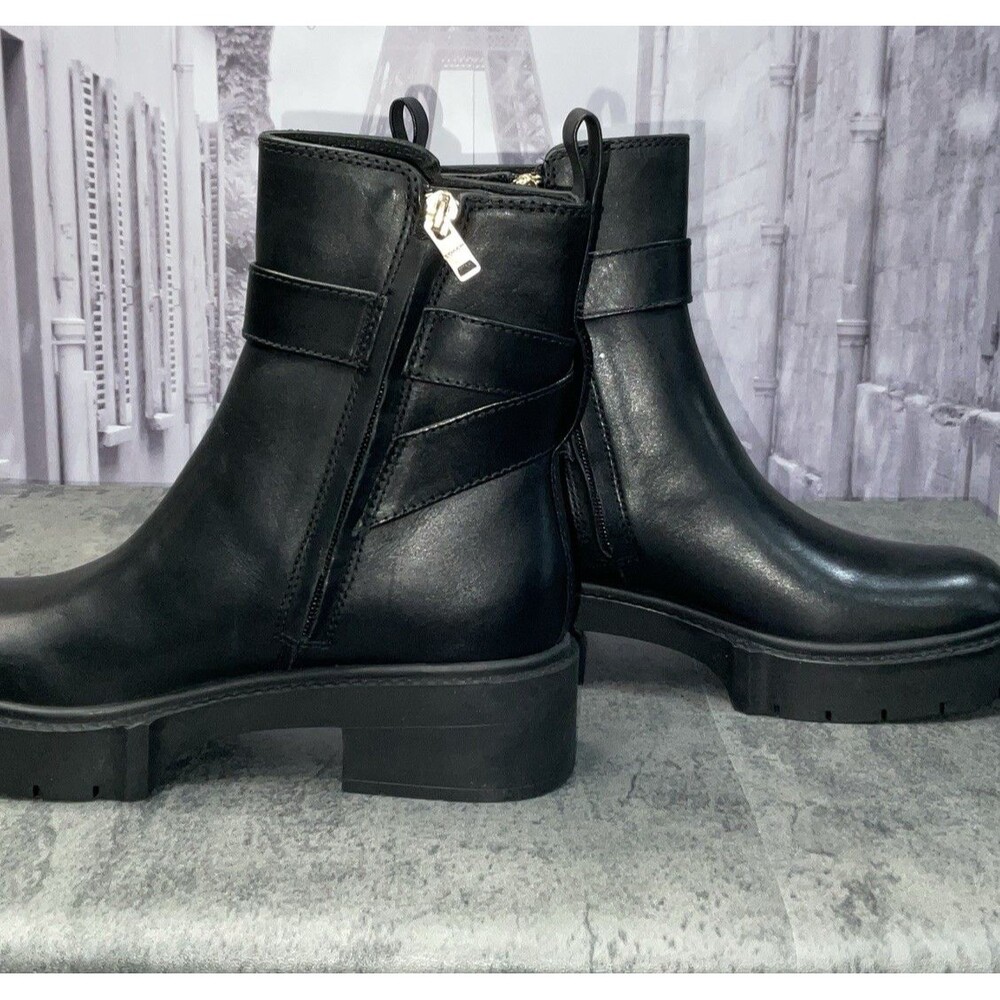 Coach Lacey Leather Women’s Bootie Black Size 6 B - Picture 9 of 11